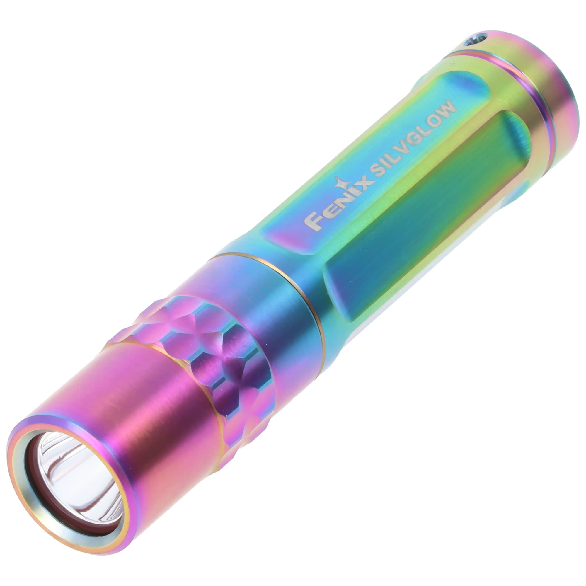 Lampe de poche porte-clés Fenix SILVGLOW Mini, édition limitée mondiale, Colorblast