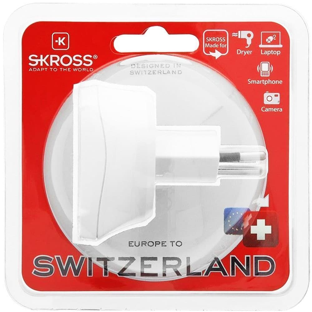 Prise adaptateur Europe vers la Suisse, pays Adaptateur Europe vers la Suisse