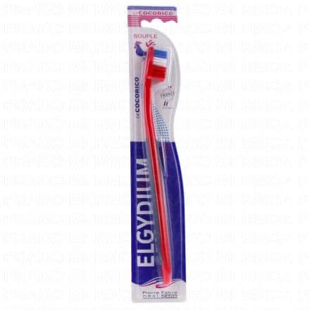 ELGYDIUM Brosse à dents souple la cocorico