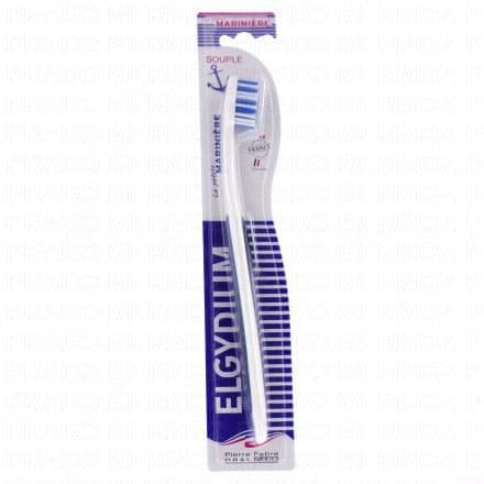ELGYDIUM Brosse à dents souple la petite marinière